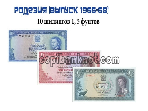 Банкноты Родезии