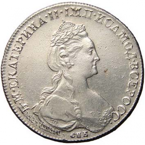 Серебрянный рубль Екатерины II 1779 г. (копия)