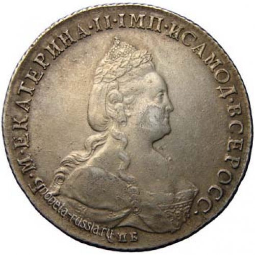 Серебрянный рубль Екатерины II 1787 г. (копия)