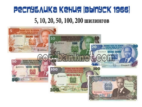 Банкноты Кении